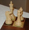 Exclusive 4" Special Edition Staunton Style Chess Pieces with Su